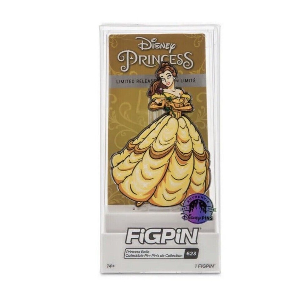 Disney Parks  FIGPIN  Princess Belle #623 LR Pin Park Exclusive  NEW